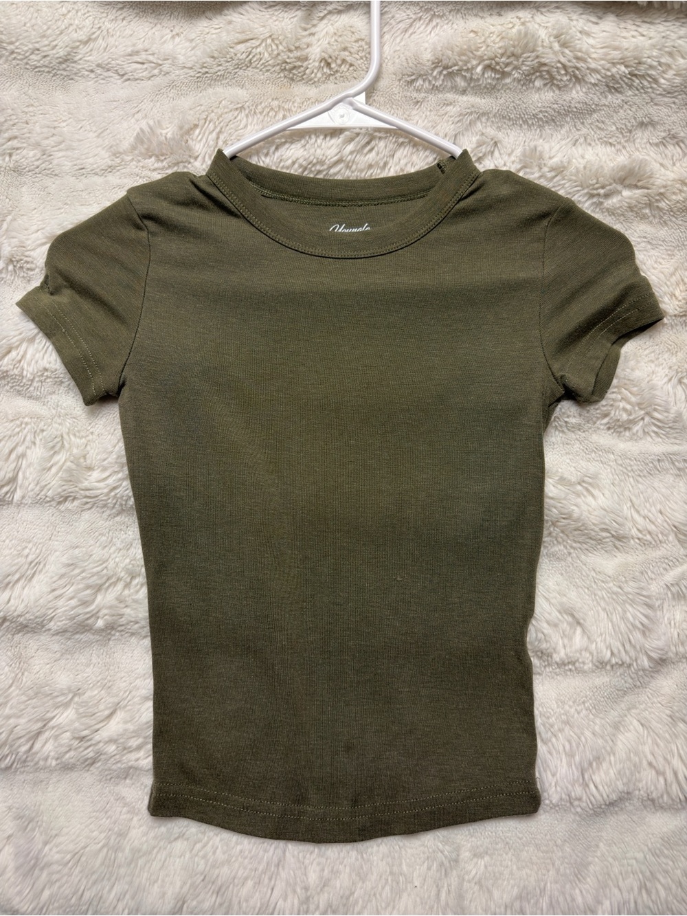 YoungLA Olive Short Sleeve Crewneck Top